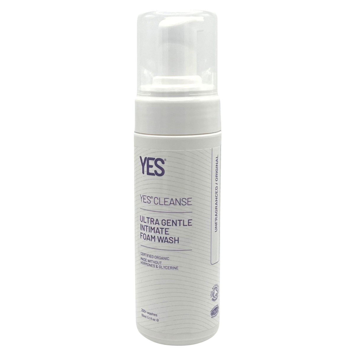 Yes Cleanse intimate foam wash ultra gentle 150ml (British brand)