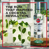 Bacardi Carta Blanca Superior white rum 100cl - British product