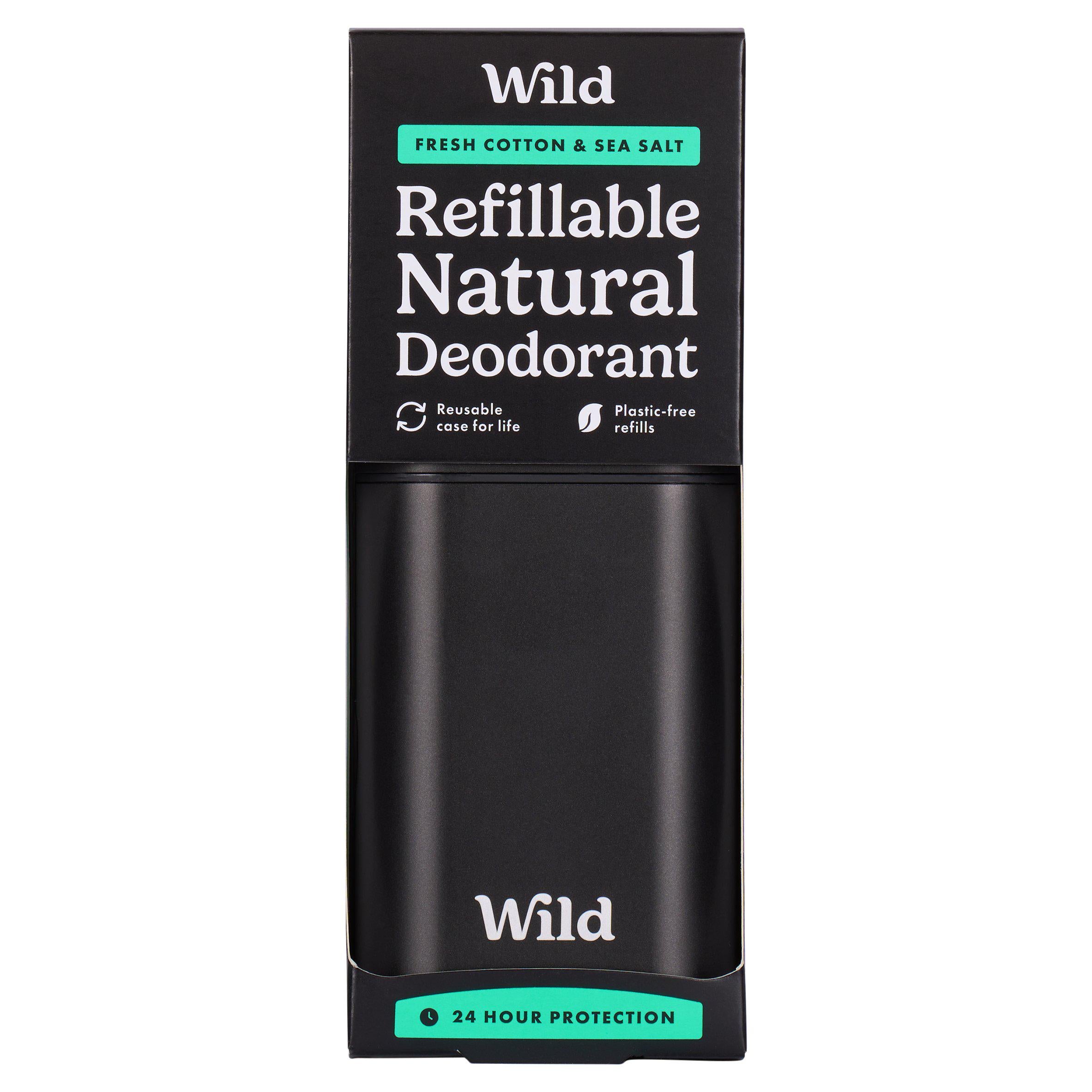 Wild Refillable Natural Deodorant 40g GOODS Sainsburys   