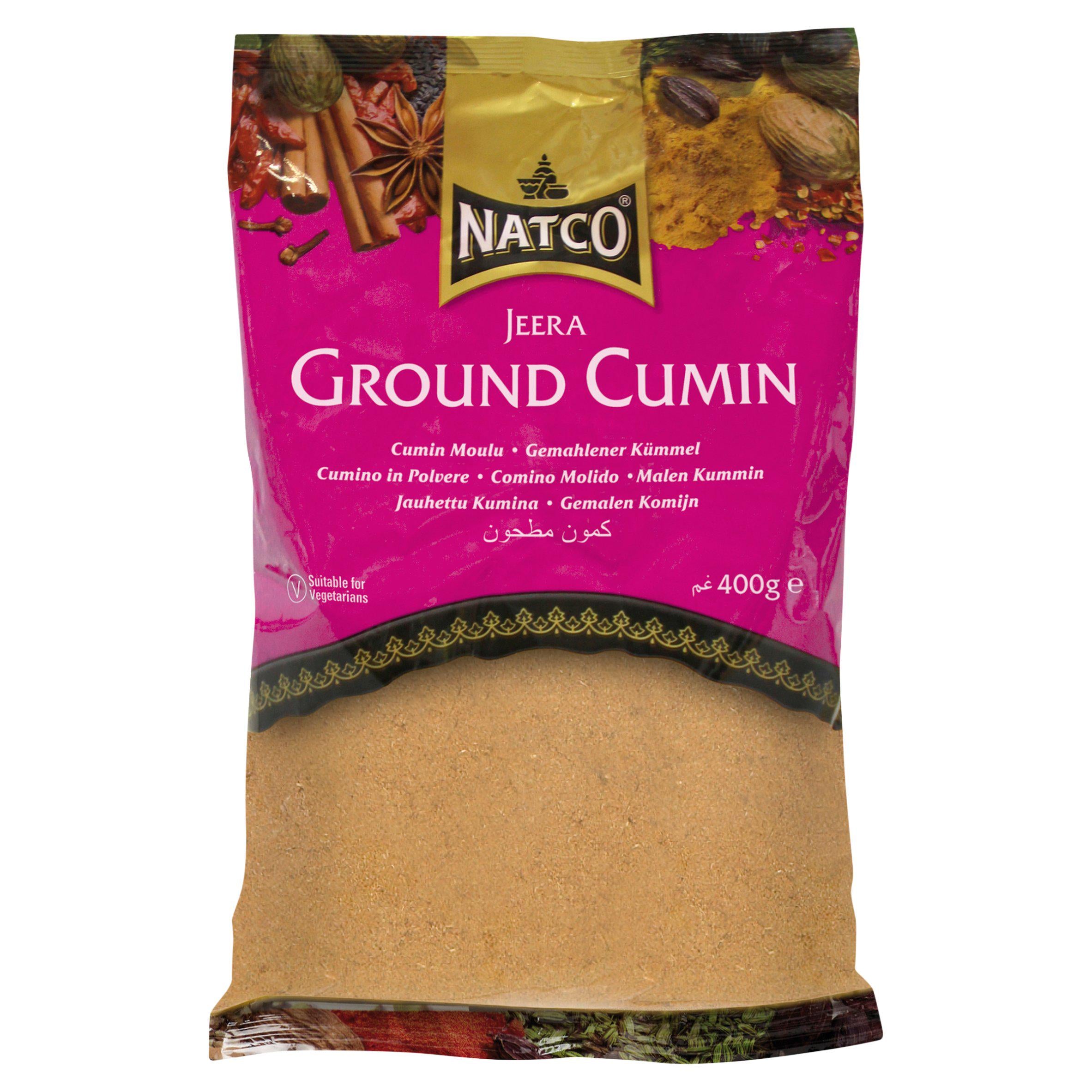 Natco ground cumin spice container 400g, UK version