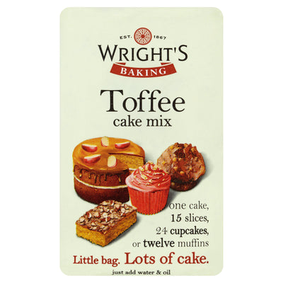 Sainsburys Wright's Toffee Cake Mix 500g- Buy online at McGrocer