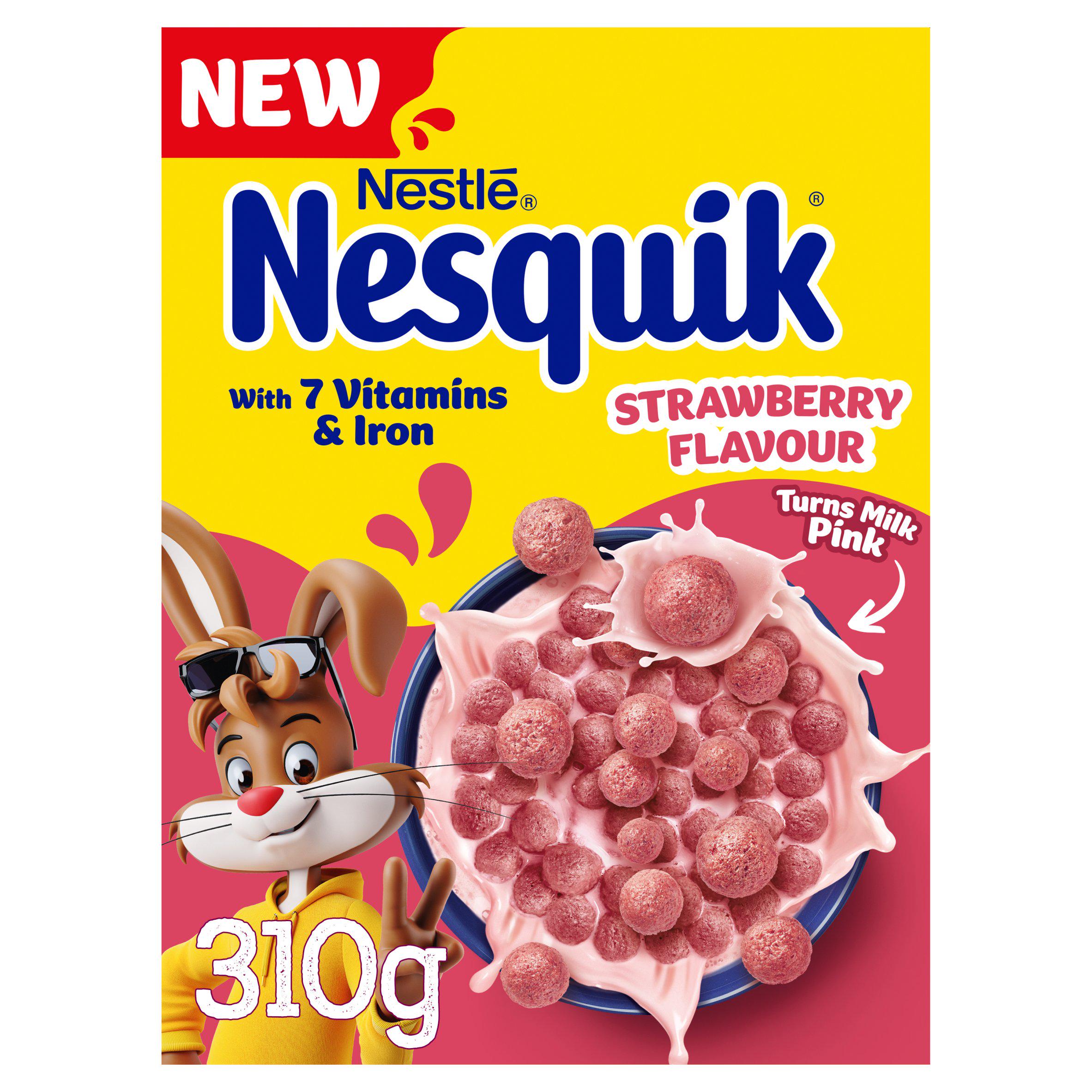 Nestle Nesquik strawberry cereal 310g - British product