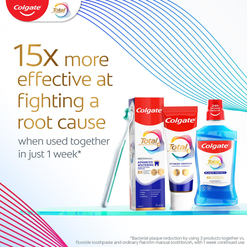 Colgate Total Active Prevention whitening toothpaste 75ml, UK version