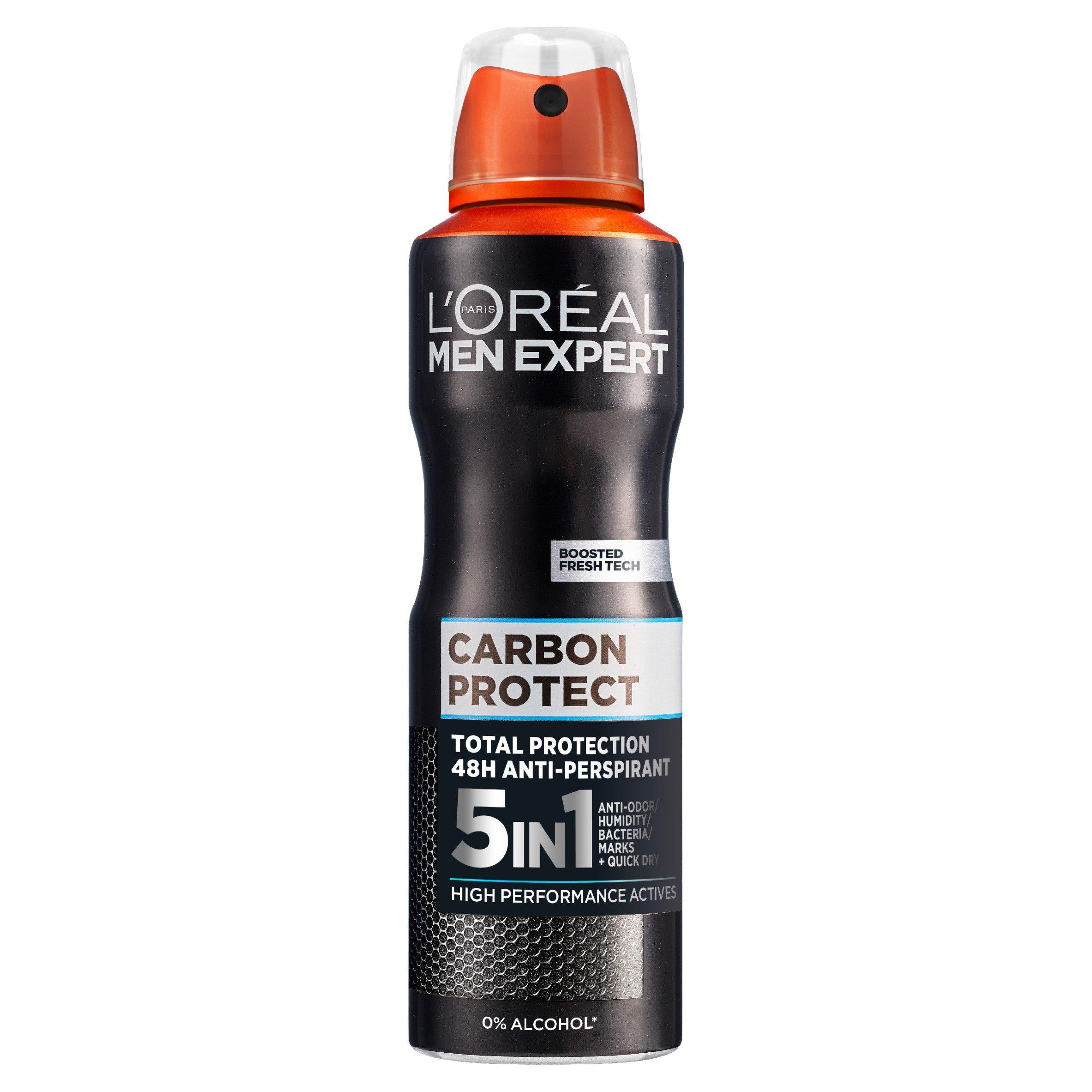 L'Oréal Paris Men Expert 150ml Carbon Protect Deodorant Spray