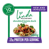 Linda McCartney vegan shredded hoisin duck 260g, imported from the UK