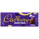 Cadbury Dairy Milk milk chocolate bar 360g (British brand)