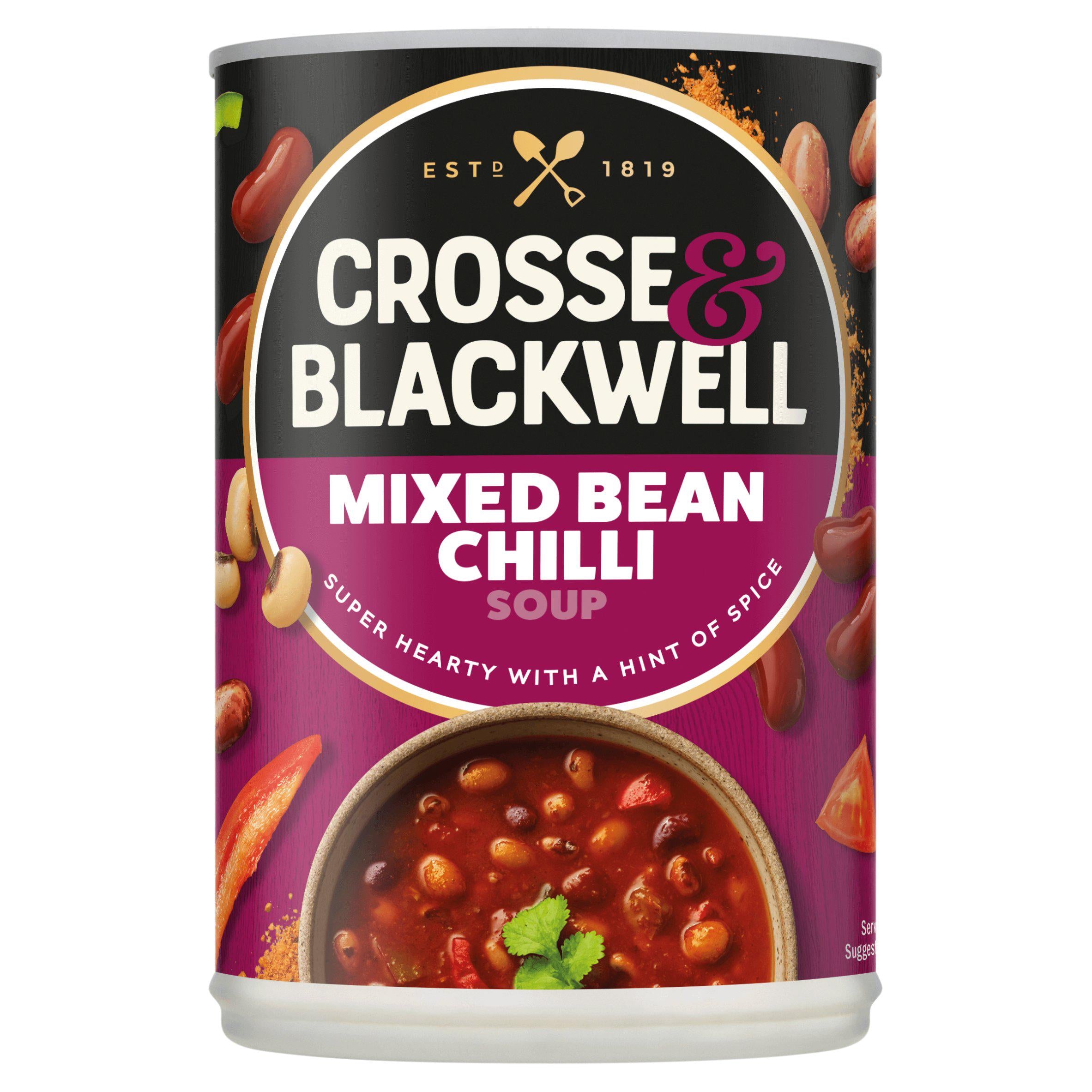 Crosse & Blackwell Mixed Bean Chilli Soup 400g - British product