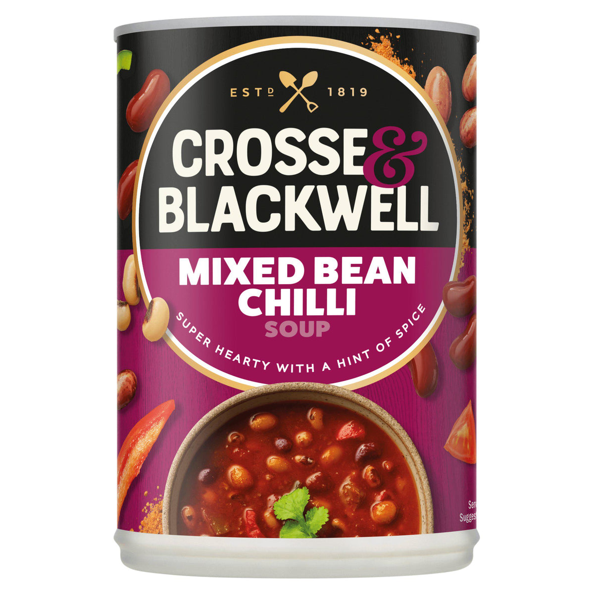 Crosse & Blackwell Mixed Bean Chilli Soup 400g - British product