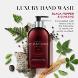 Baylis & Harding Signature Black Pepper & Ginseng Hand Wash 500ml, UK version