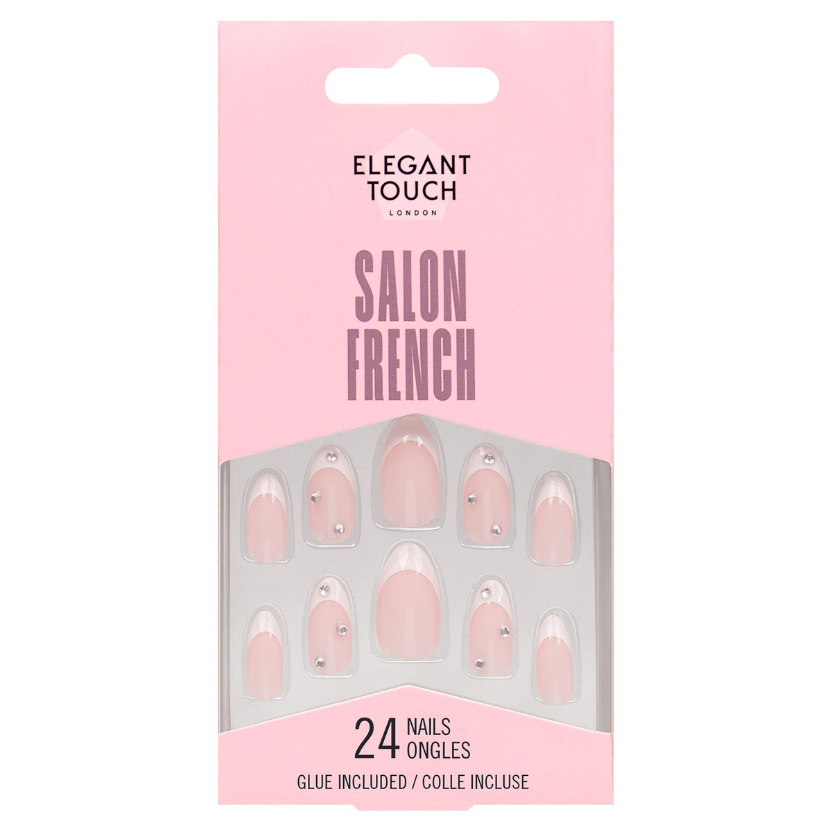 Elegant Touch Salon French Nails x24 - British product