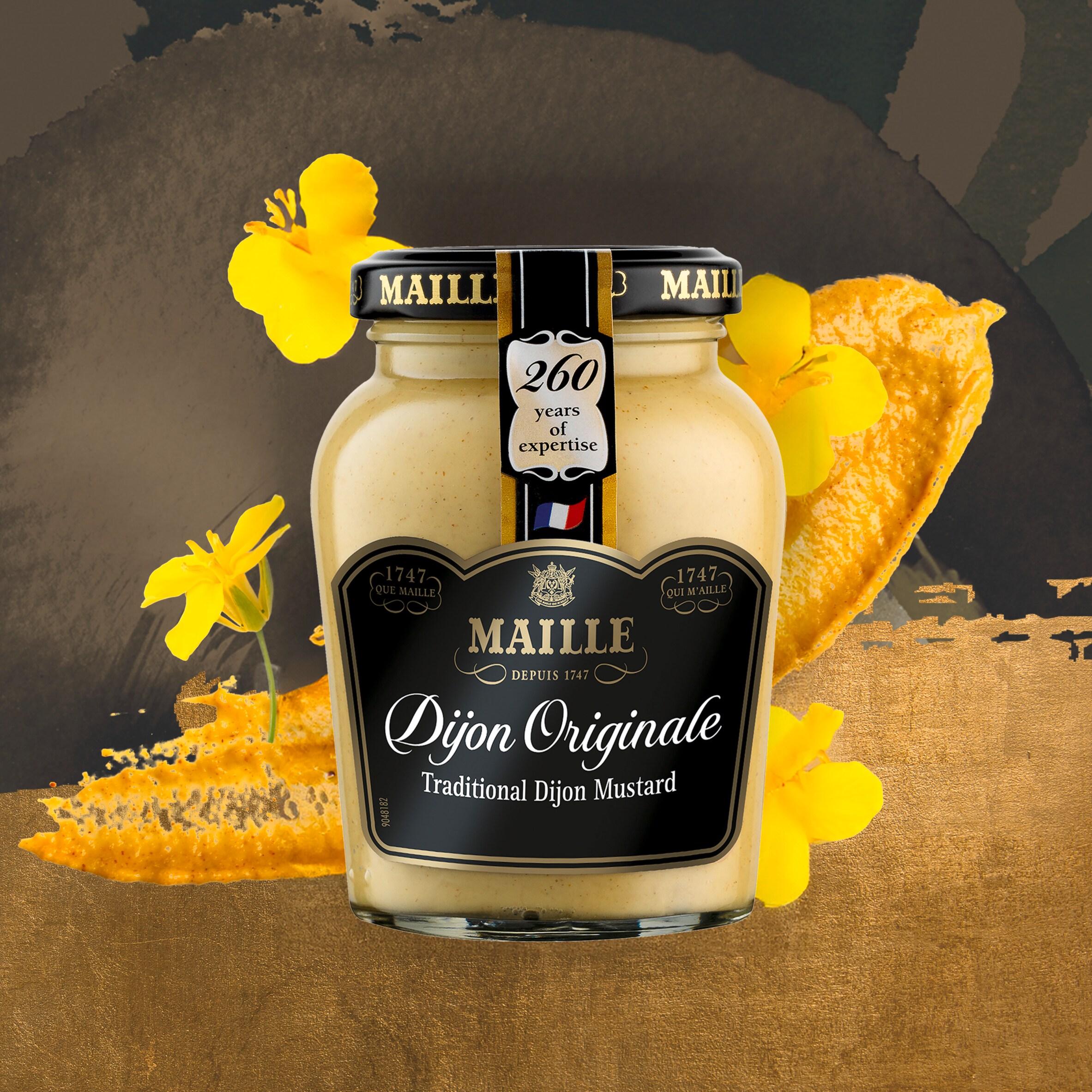 Maille Dijon Original mustard 215g, imported from the UK