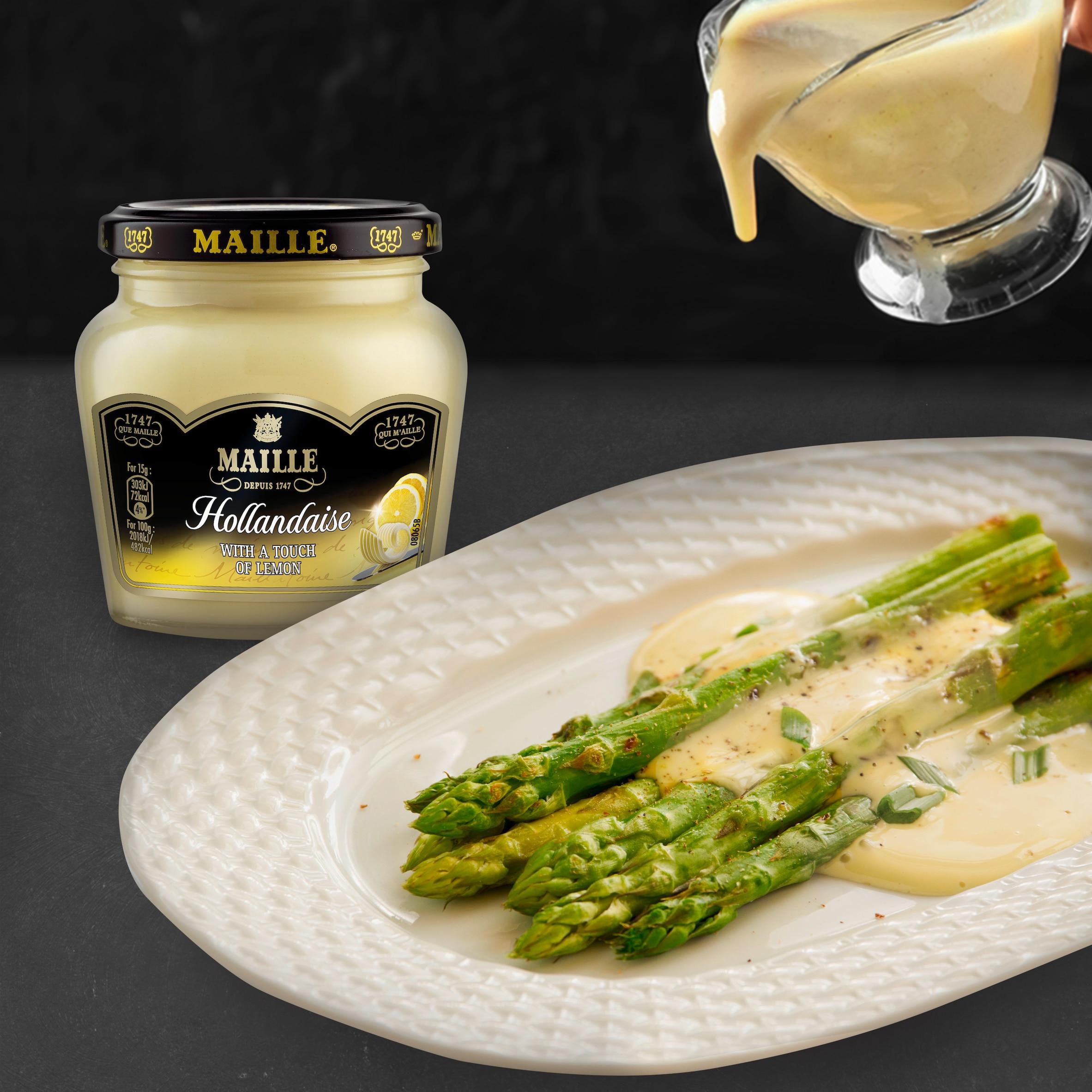 Maille Hollandaise Sauce 185g jar, imported from the UK