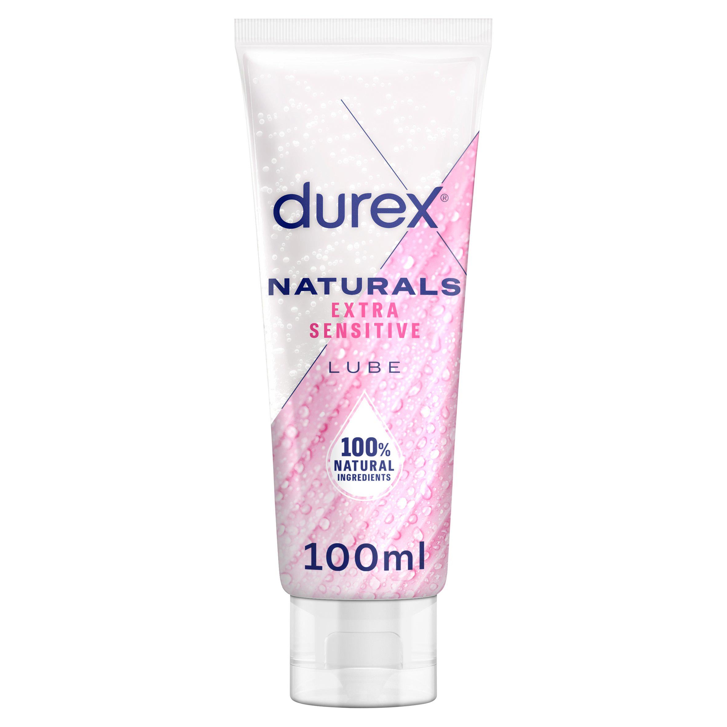 Durex Naturals extra sensitive water based lubricant 100ml - British product