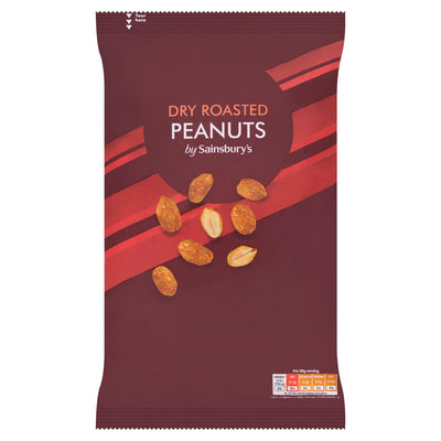 Sainsburys Sainsbury's Dry Roasted Peanuts 550g- Buy online at McGrocer