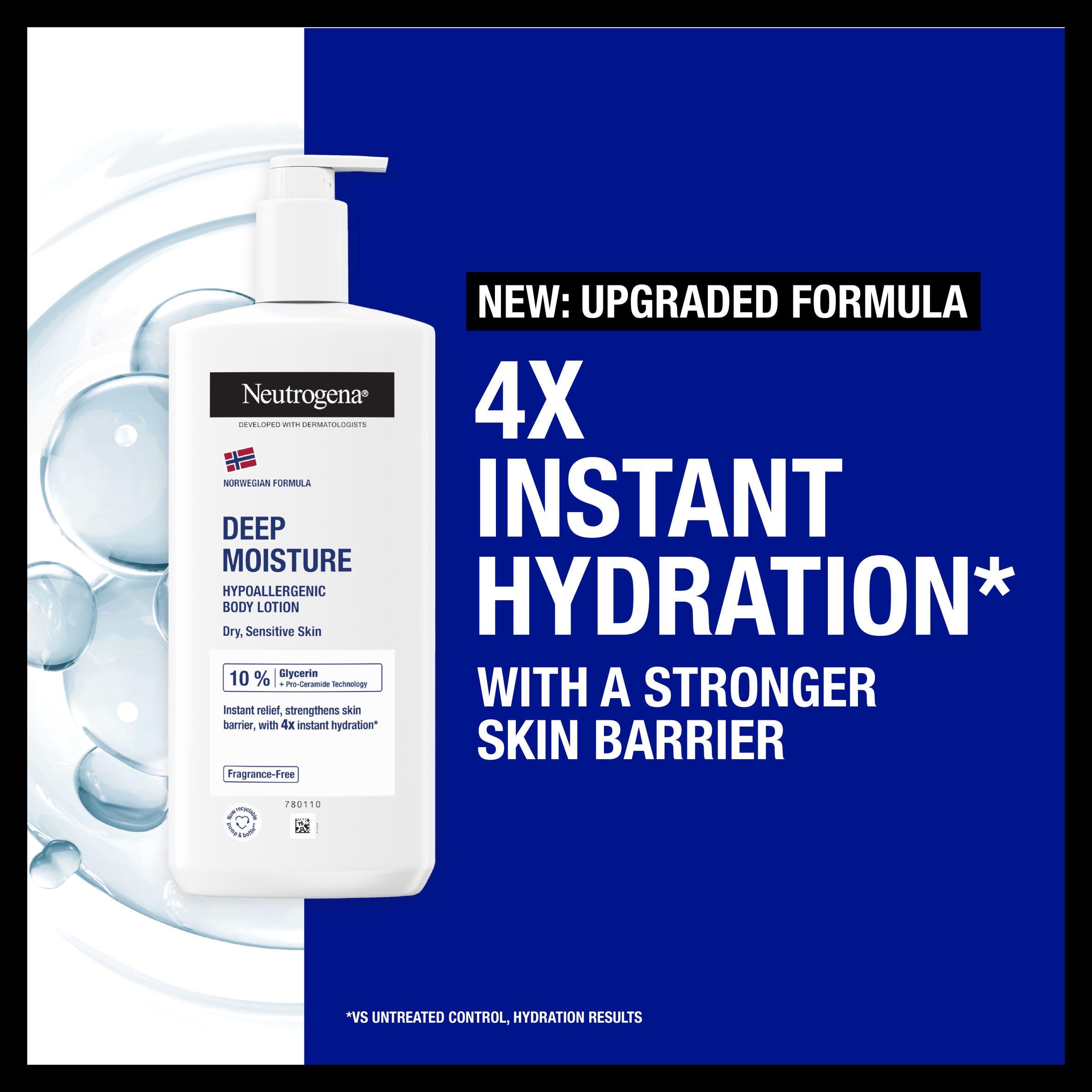 Neutrogena deep moisture body lotion 400ml (British brand)