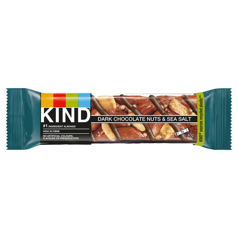 KIND Dark Chocolate Nuts & Sea Salt Snack Bar 40g