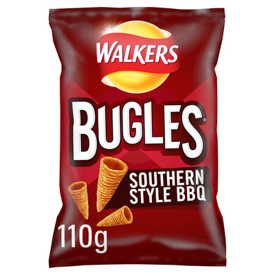 Sainsburys Walkers Bugles Southern Style BBQ Corn Snack 110g- Buy online at McGrocer