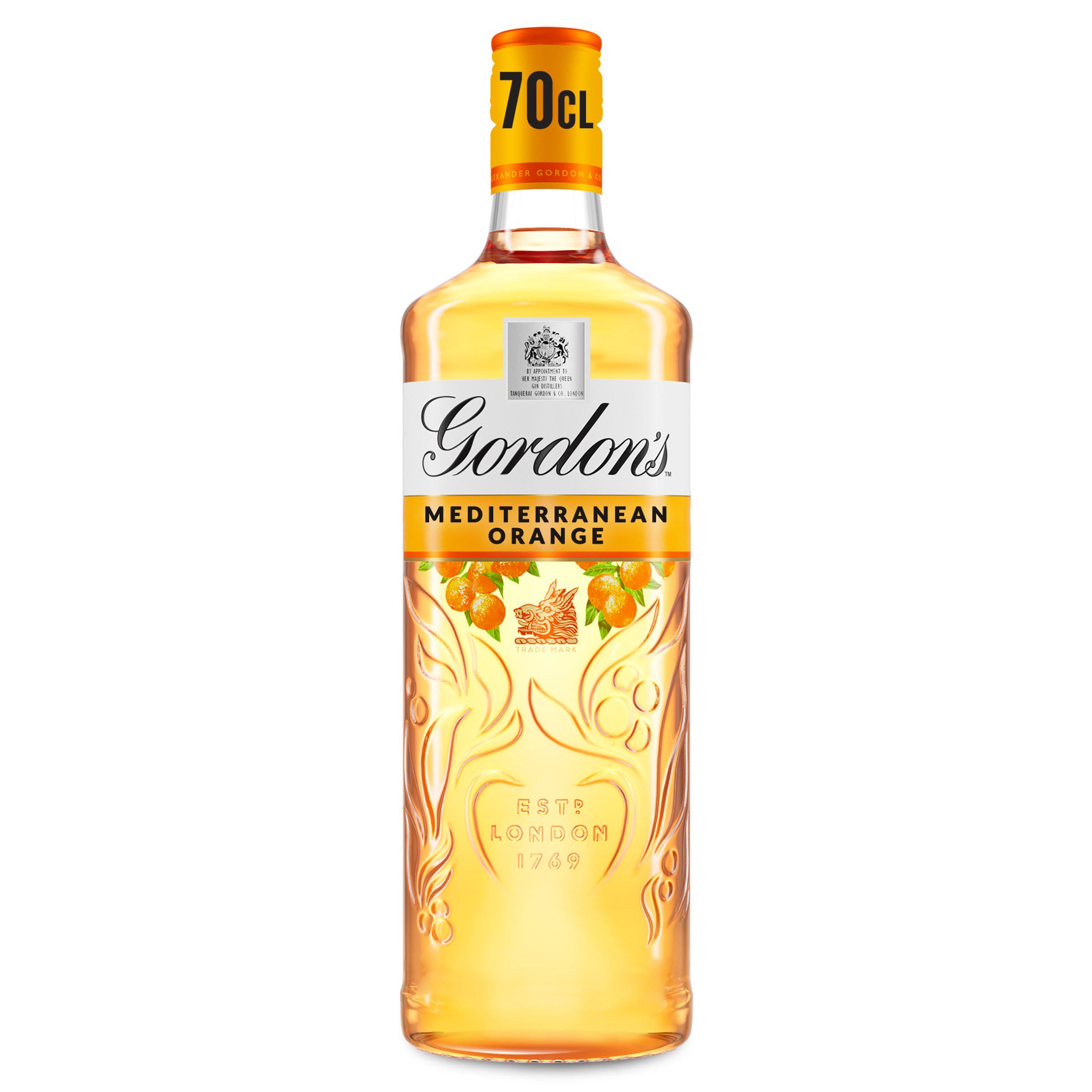 Gordon's Mediterranean Orange gin 70cl (British brand)