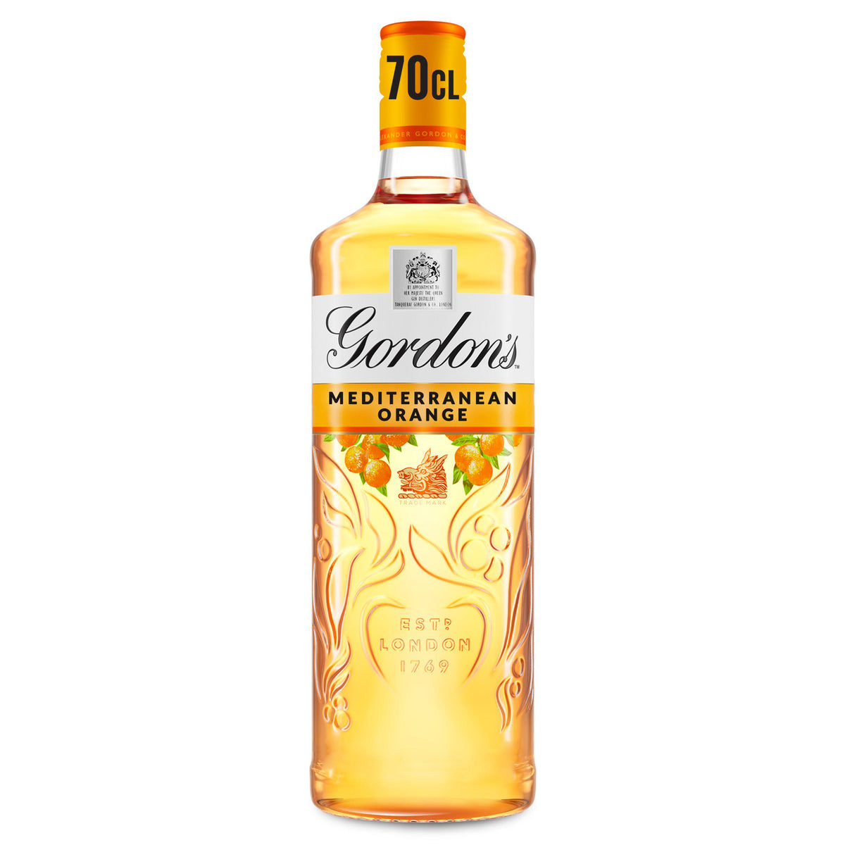 Gordon's Mediterranean Orange gin 70cl (British brand)
