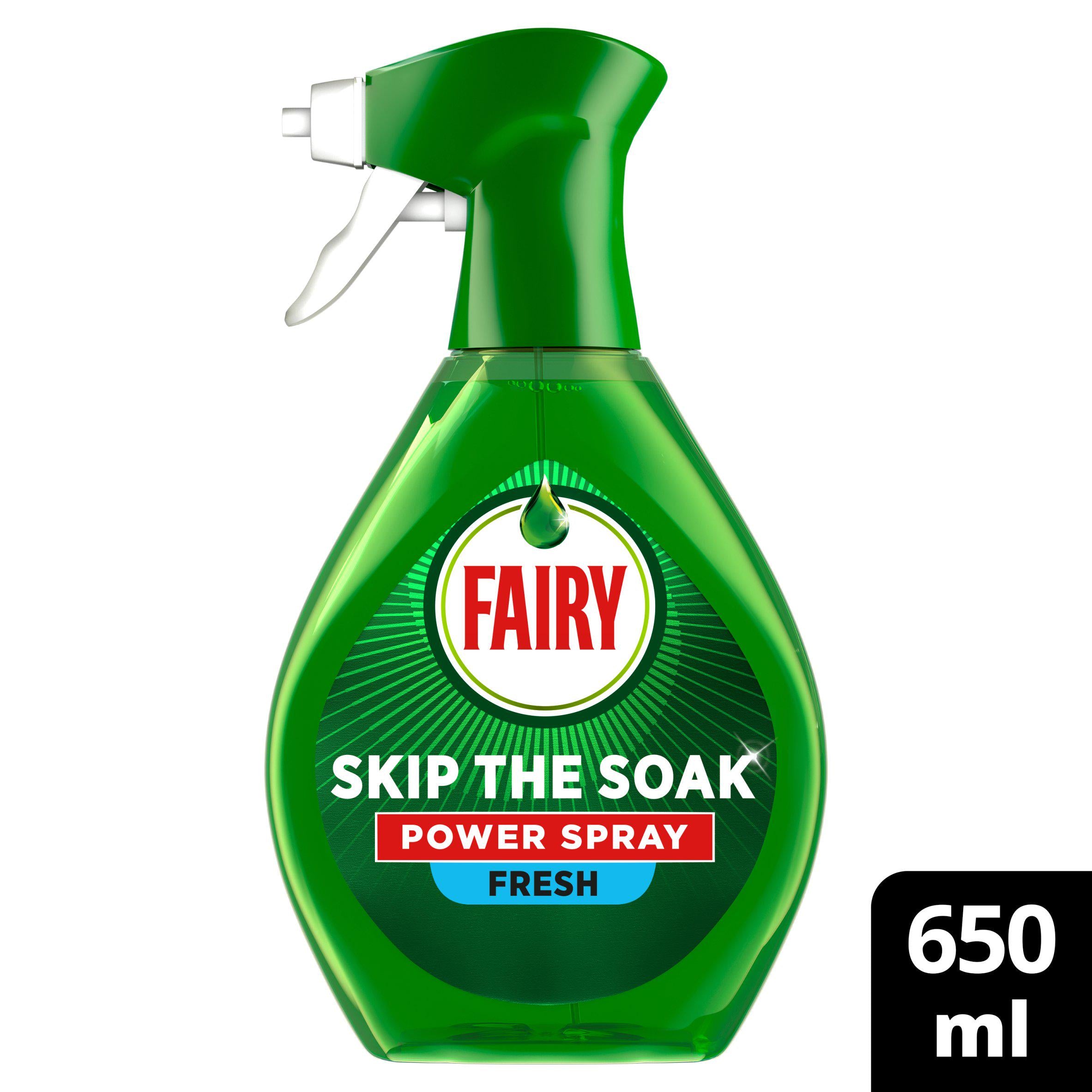 Fairy Skip The Soak dish spray fresh 650ml - British product