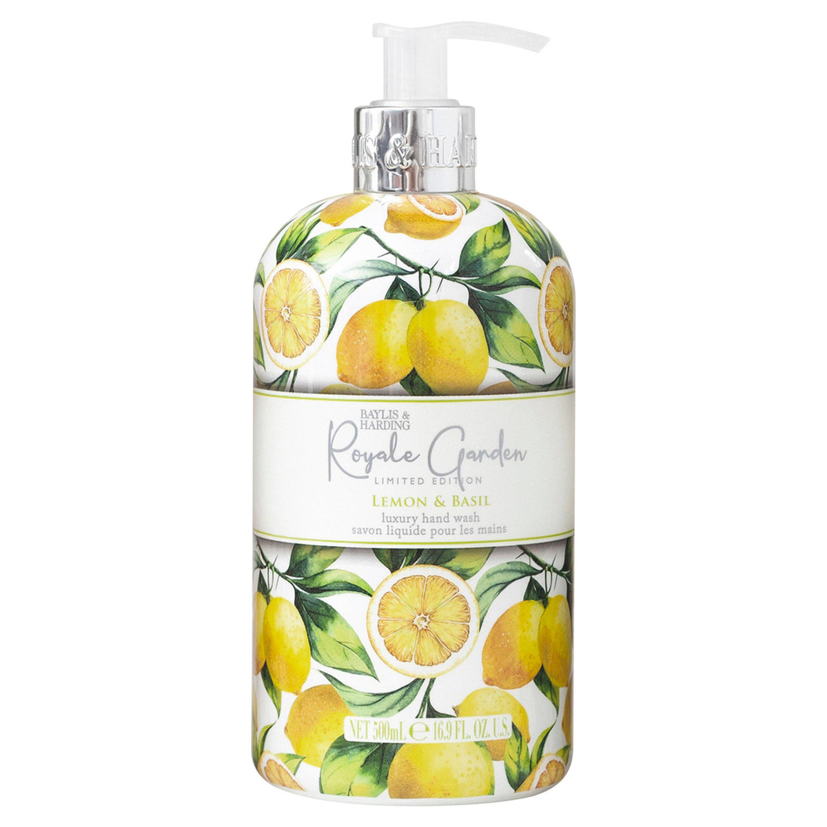 Baylis and Harding hand wash lemon basil 500ml - British product