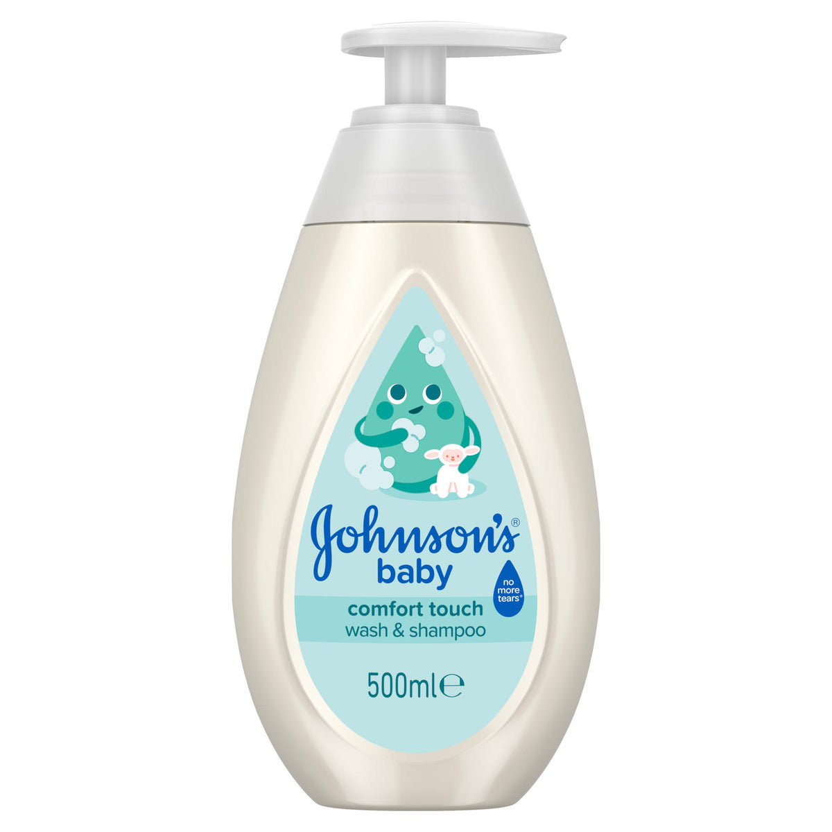 Johnson's Baby Comfort Touch Wash & Shampoo 500ml, imported from the UK