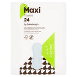 Sainsbury's maxi towel normal 24 pack, UK version