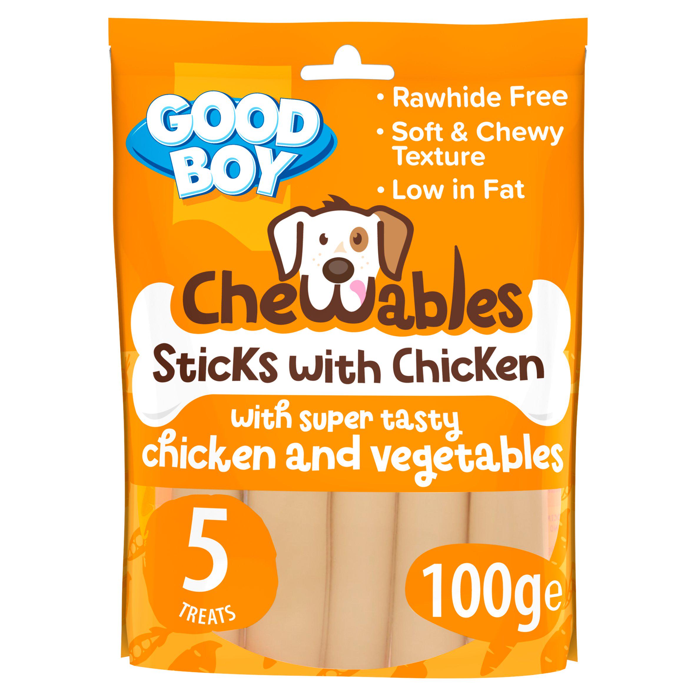 Good Boy Chicken Stick Rawhide Free Dog Treats 100g, UK version