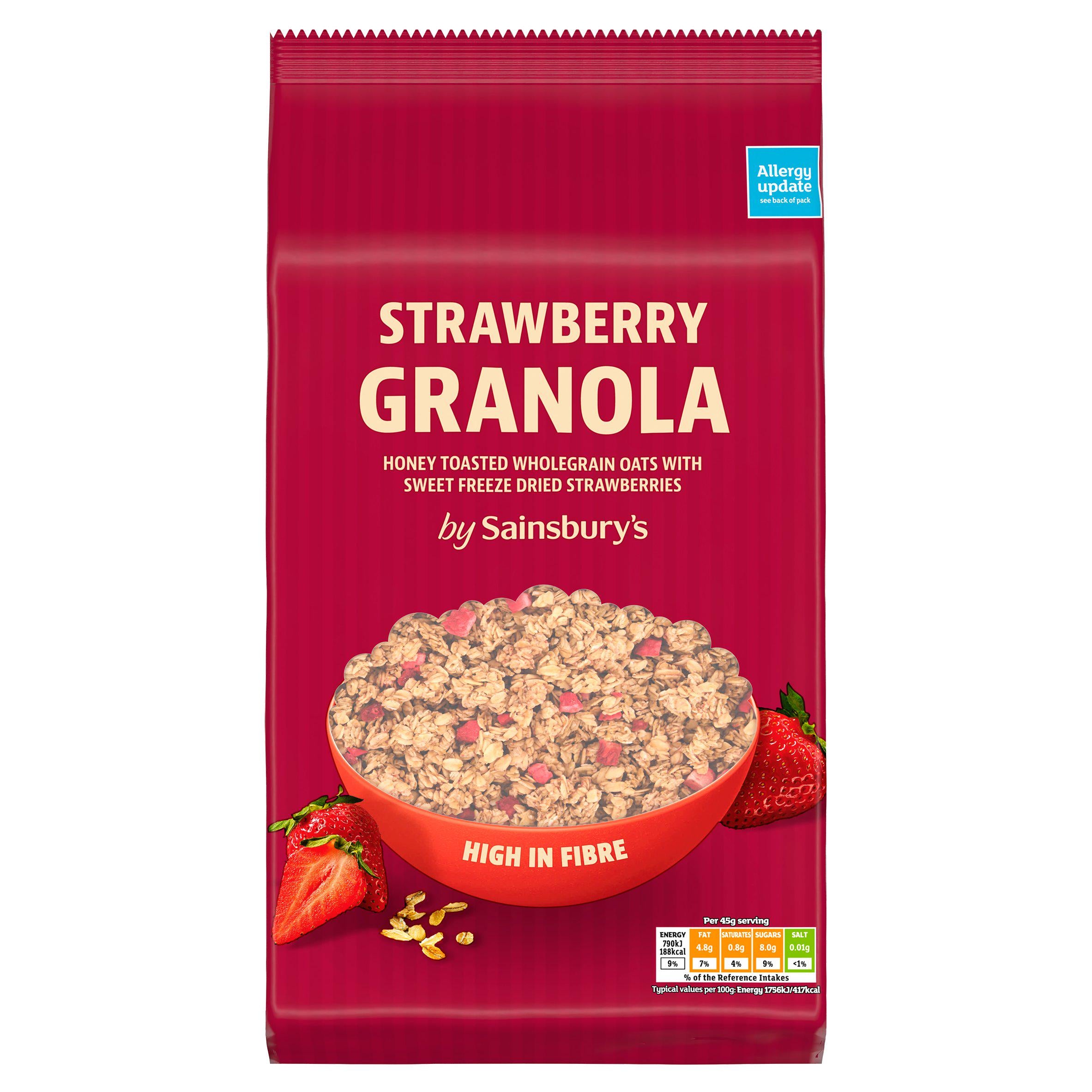 Sainsbury's Strawberry Granola 1kg (British brand)