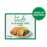 Linda McCartney vegan sausage rolls 342g, UK version