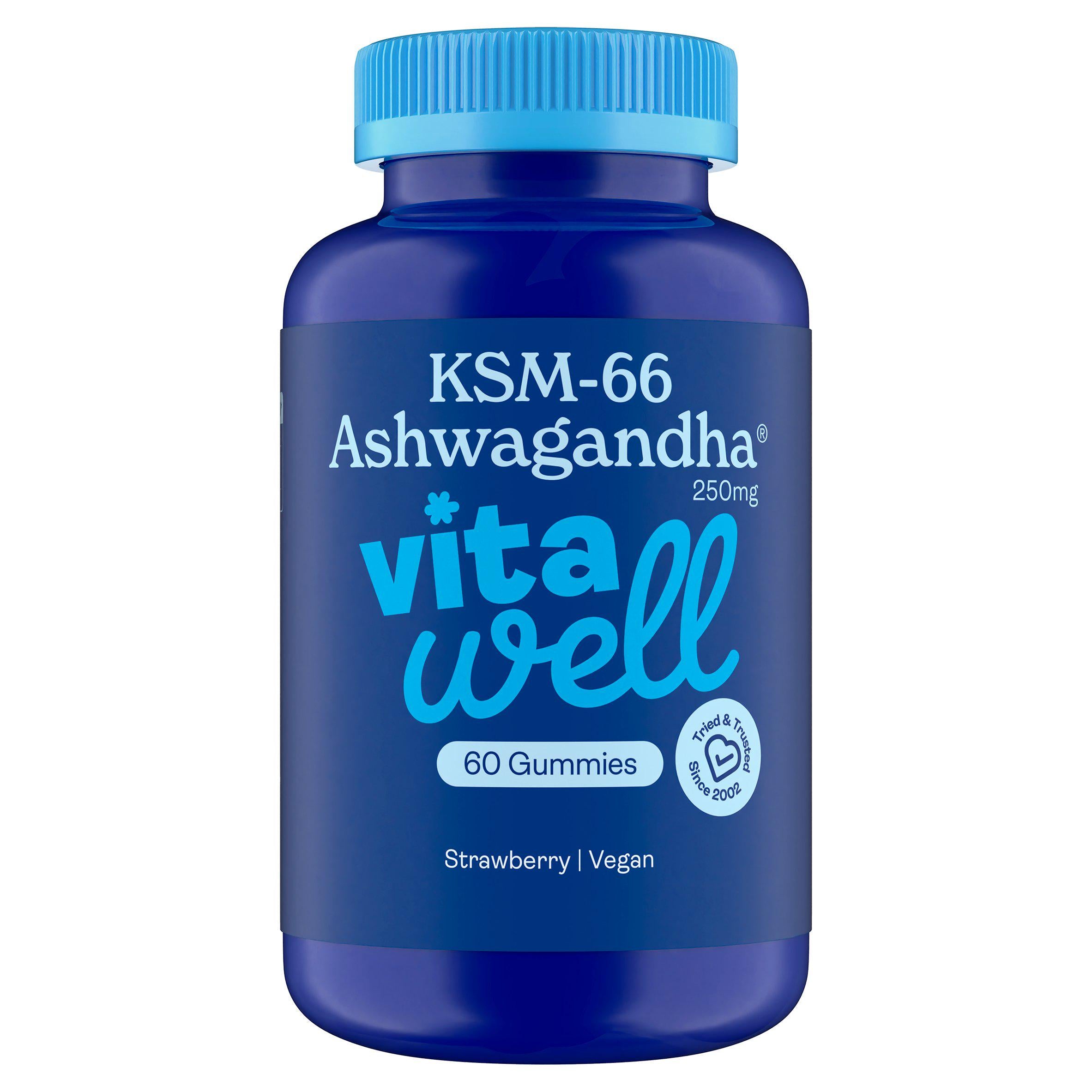 Vitawell strawberry ashwagandha gummies 60 count - British product