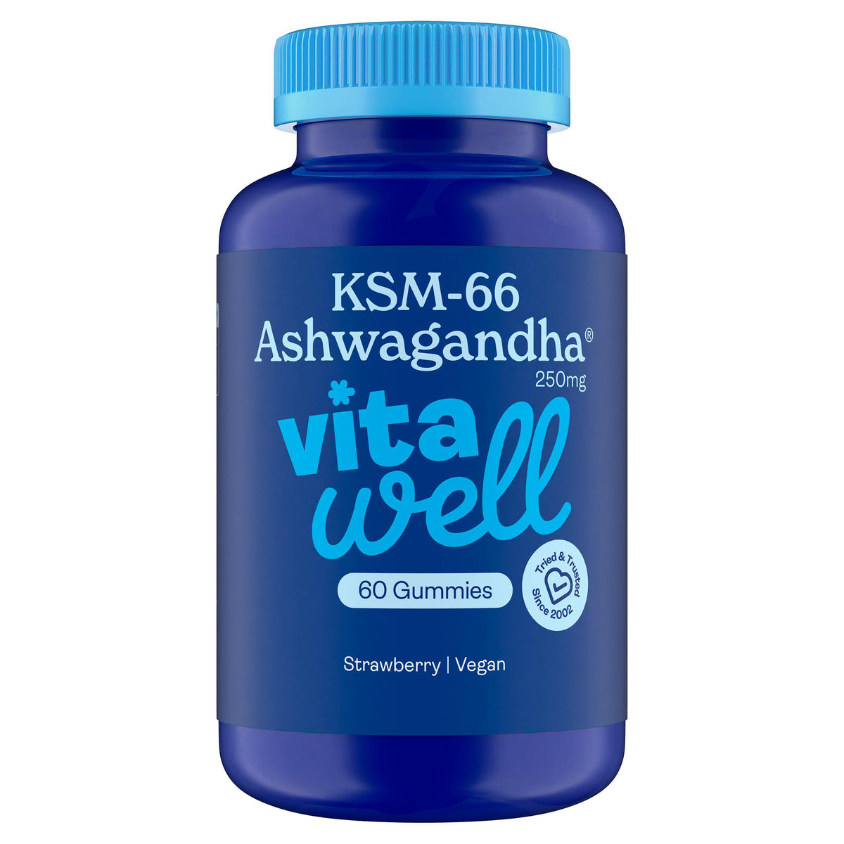 Vitawell strawberry ashwagandha gummies 60 count - British product