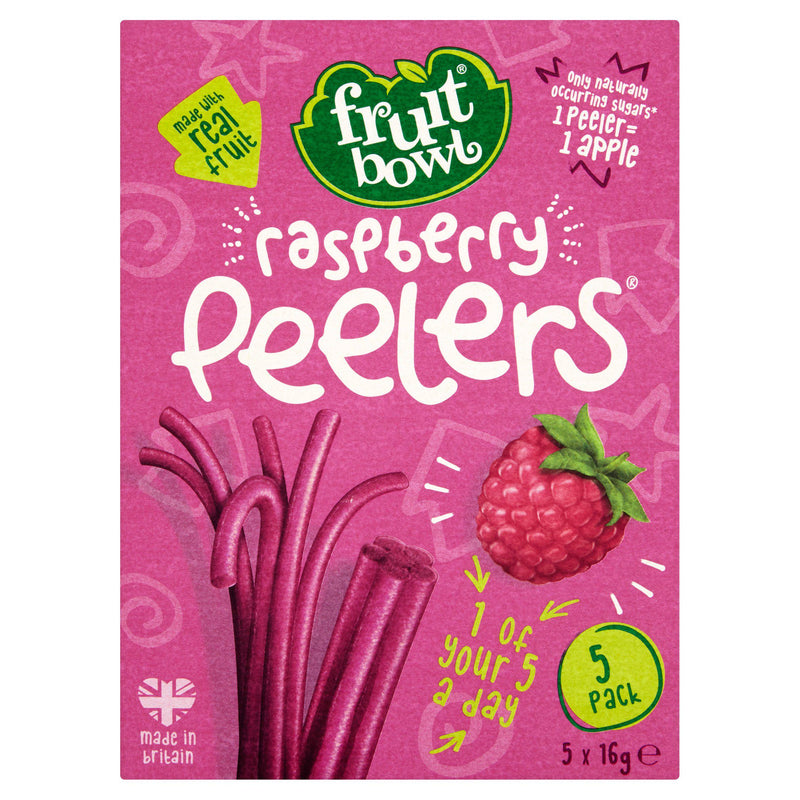 Apple and Raspberry Fruit Snack Bars, Pack of 5 (16g each)