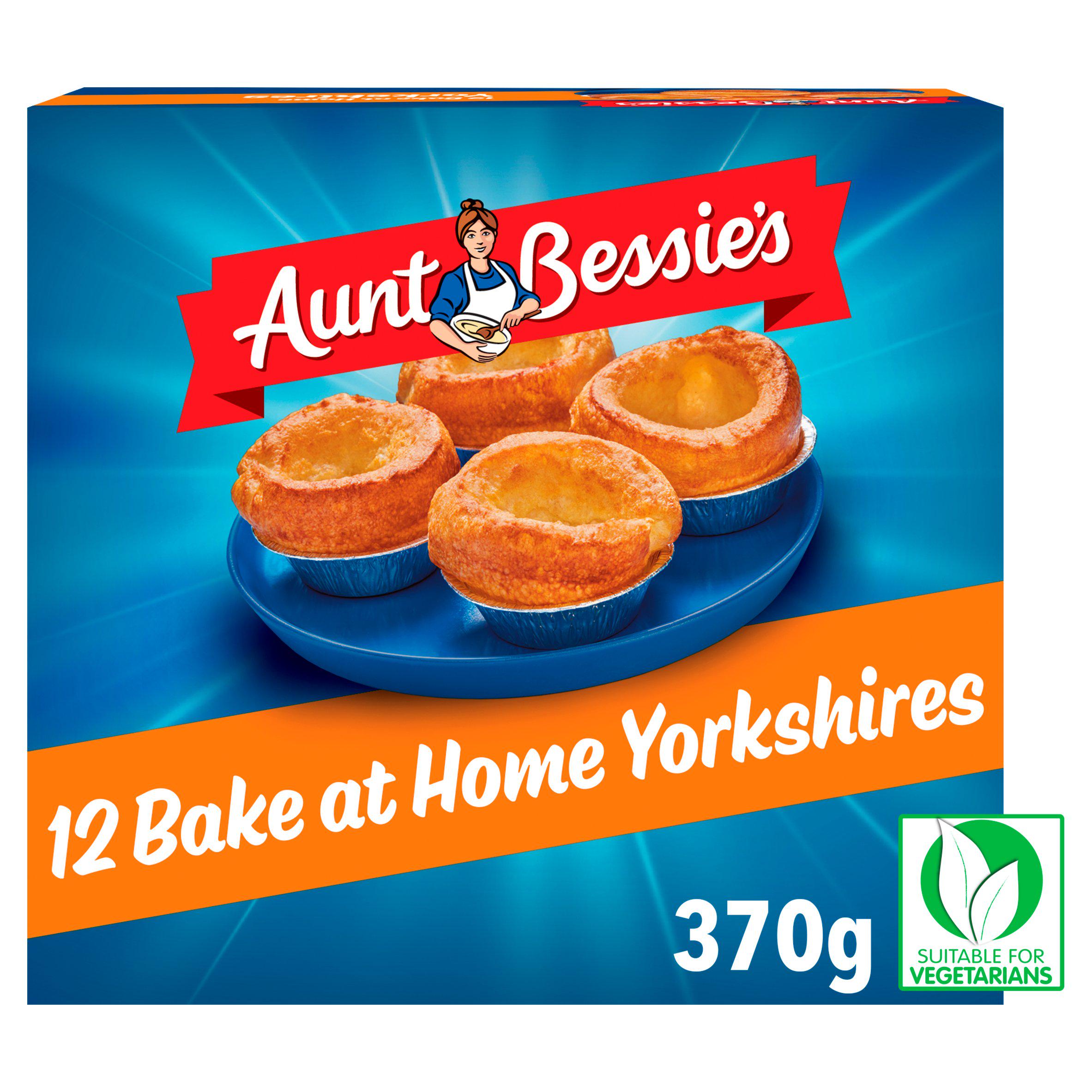 Aunt Bessie's Yorkshire Puddings 12 pack 370g, UK version
