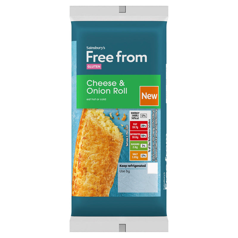 Sainsbury's Free From Cheese & Onion Roll 110g (British brand)