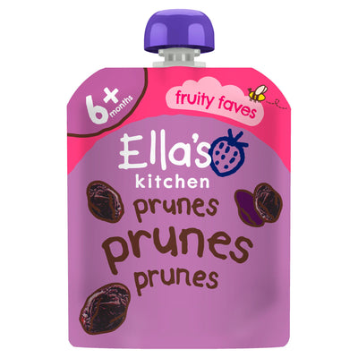Sainsburys Ella's Kitchen Organic Prunes First Tastes Baby Food Pouch 70g- Buy online at McGrocer