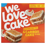 We Love Cake carrot cake slices 158g - British product
