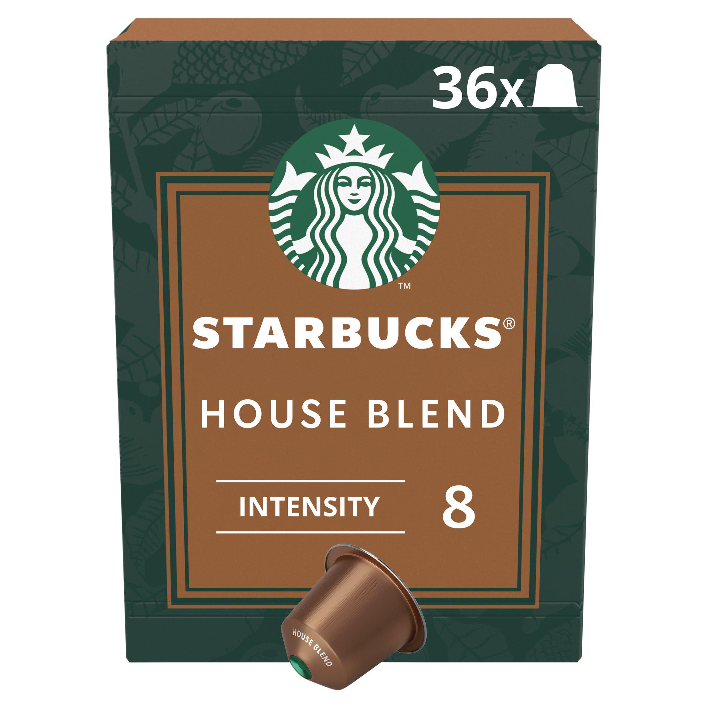 Starbucks Nespresso House Blend coffee pods 36 pack, UK version