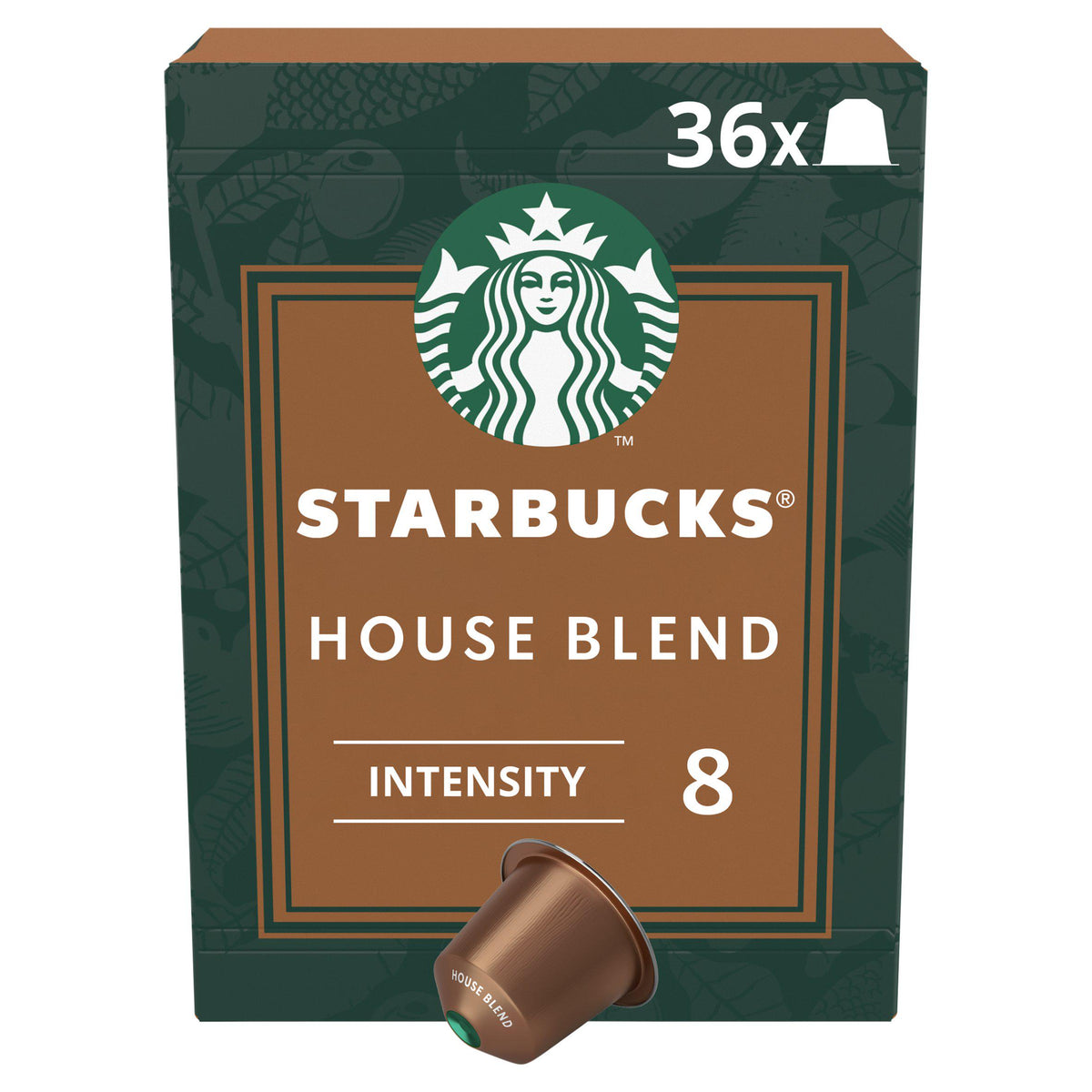 Starbucks Nespresso House Blend coffee pods 36 pack, UK version