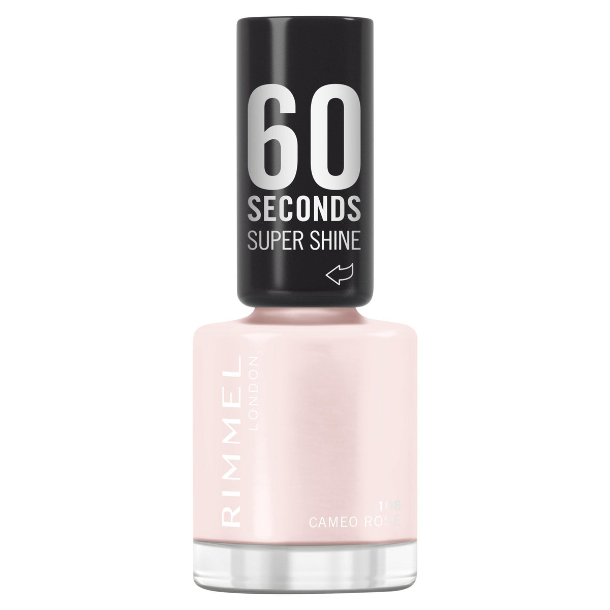 Rimmel 60 Seconds Super Shine nail polish in Cameo Rose 8ml - British product