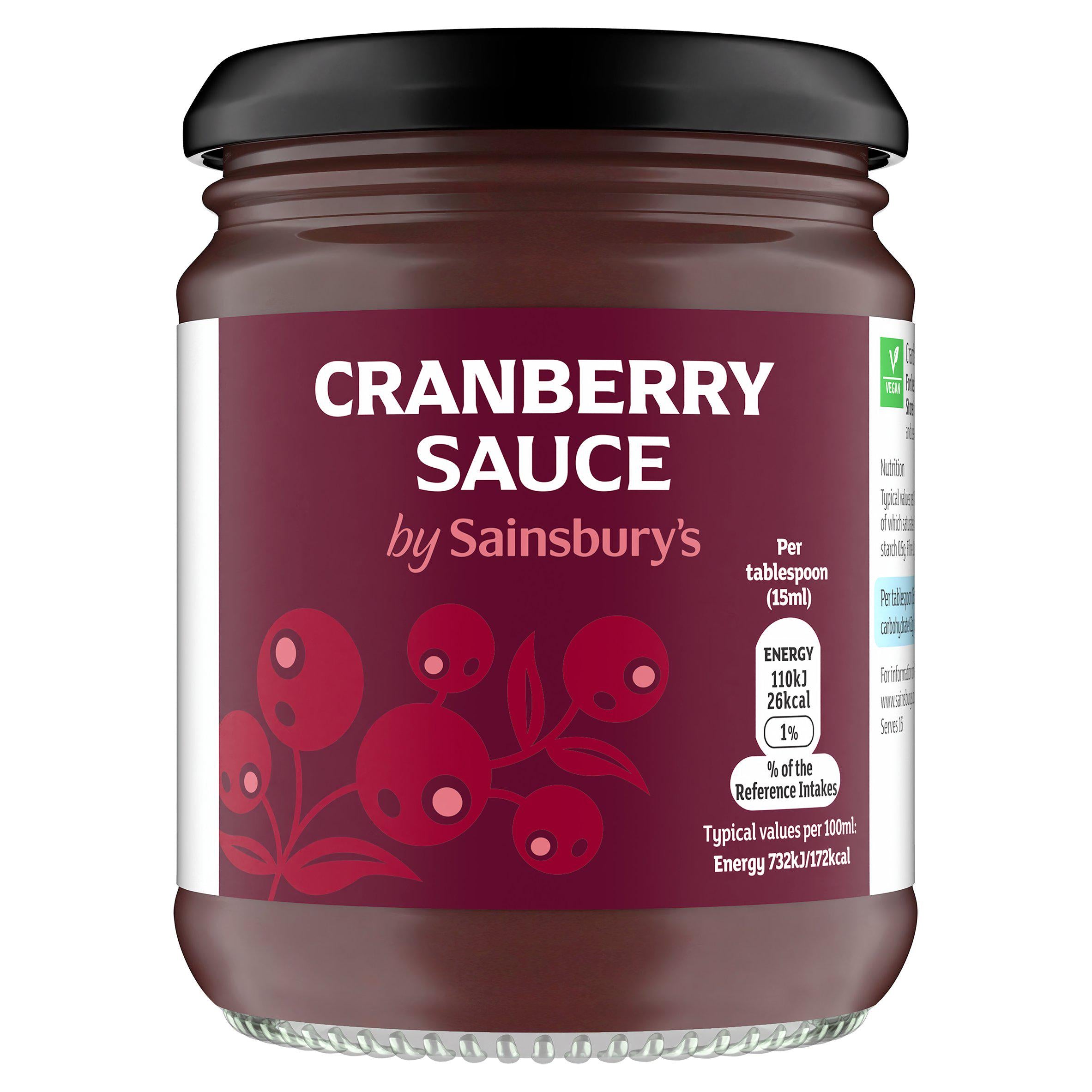 Sainsbury's Cranberry Sauce 250ml