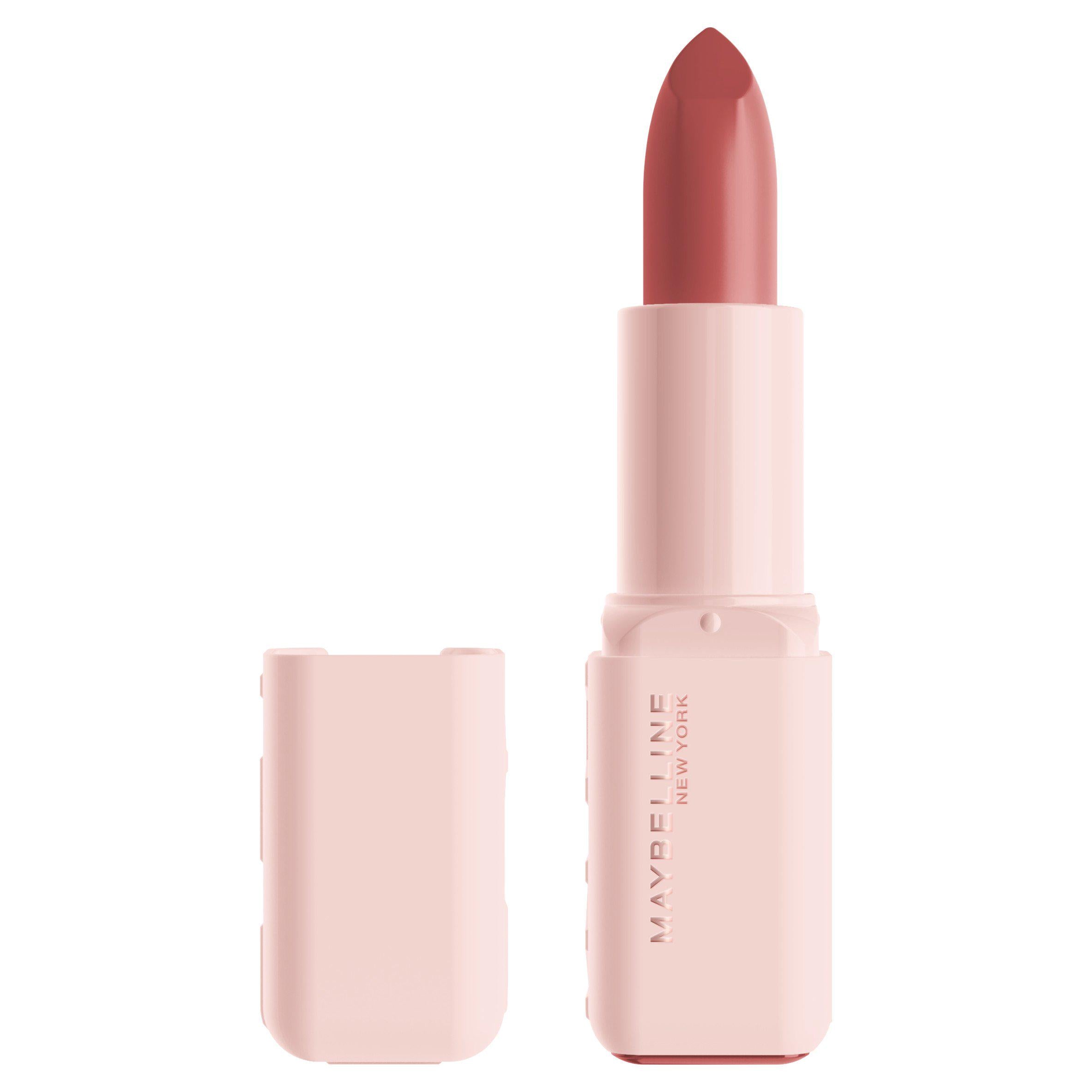 Maybelline New York serum bullet lipstick shade Maybe 106 satin finish, UK version