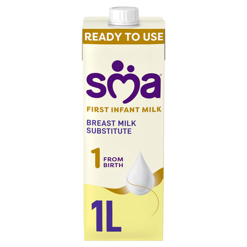 SMA first infant milk ready-to-feed formula 1L, UK version