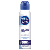 Triple Dry antiperspirant deodorant fragrance free 150ml, UK version