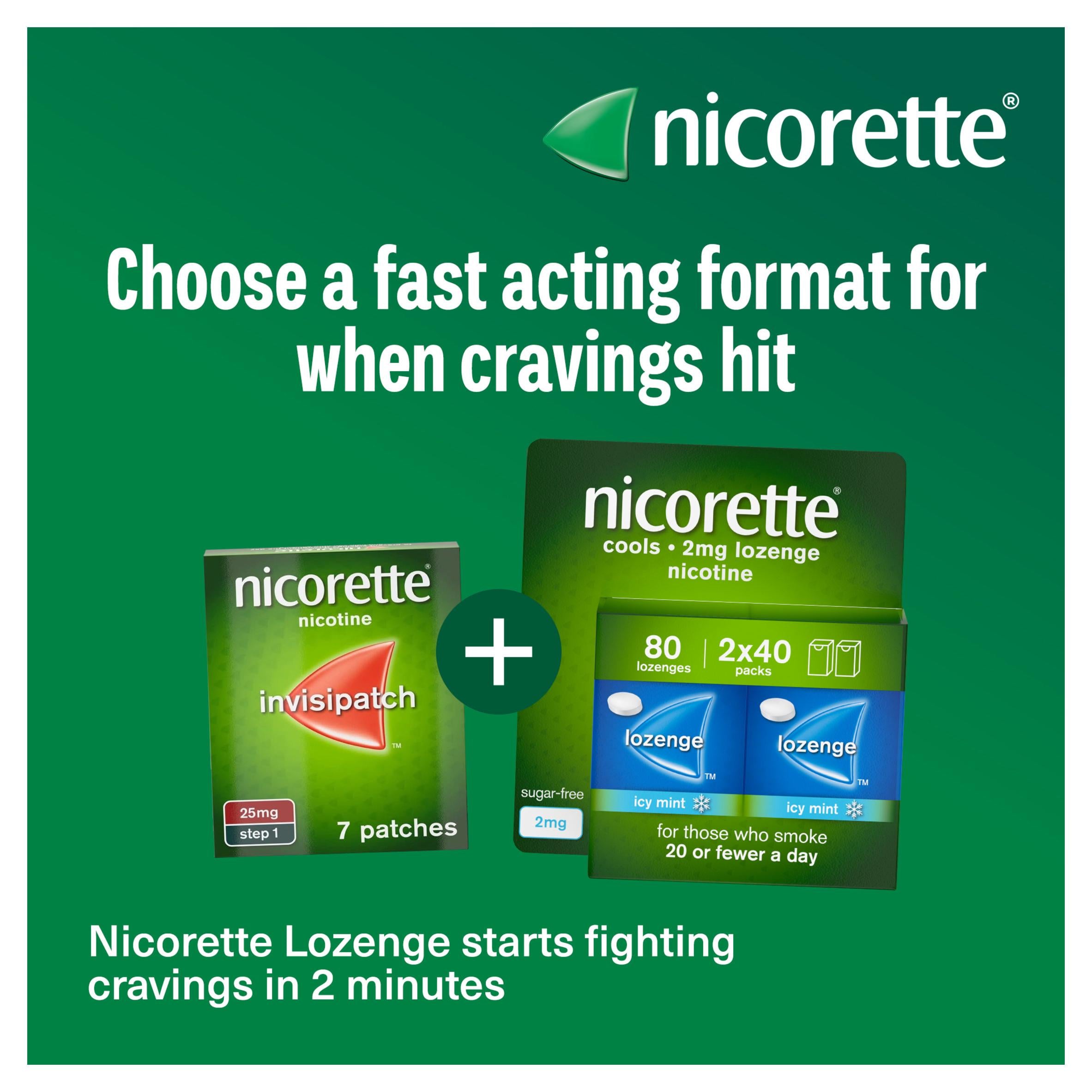 Nicorette Invisi Patch Step 2 15mg 7 patches - British product