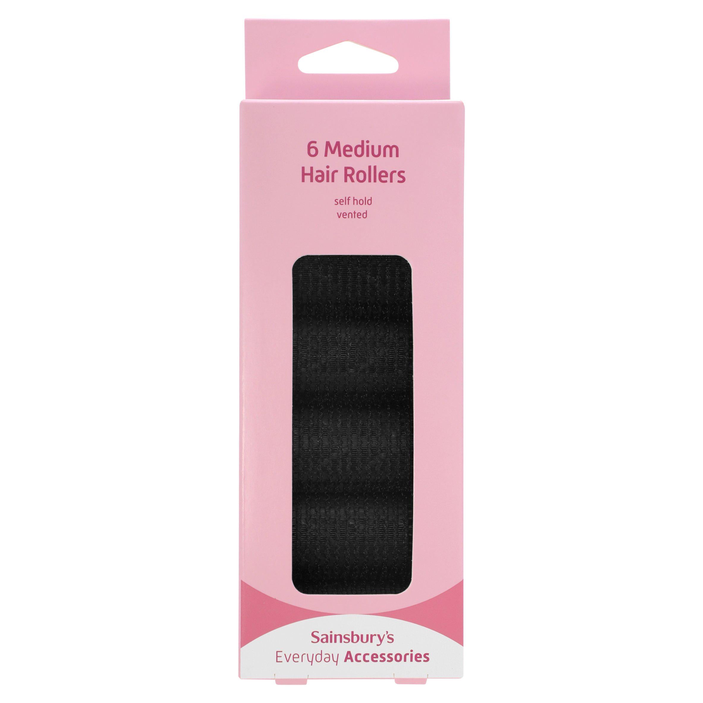 Sainsbury's medium vented hair rollers x6, UK version
