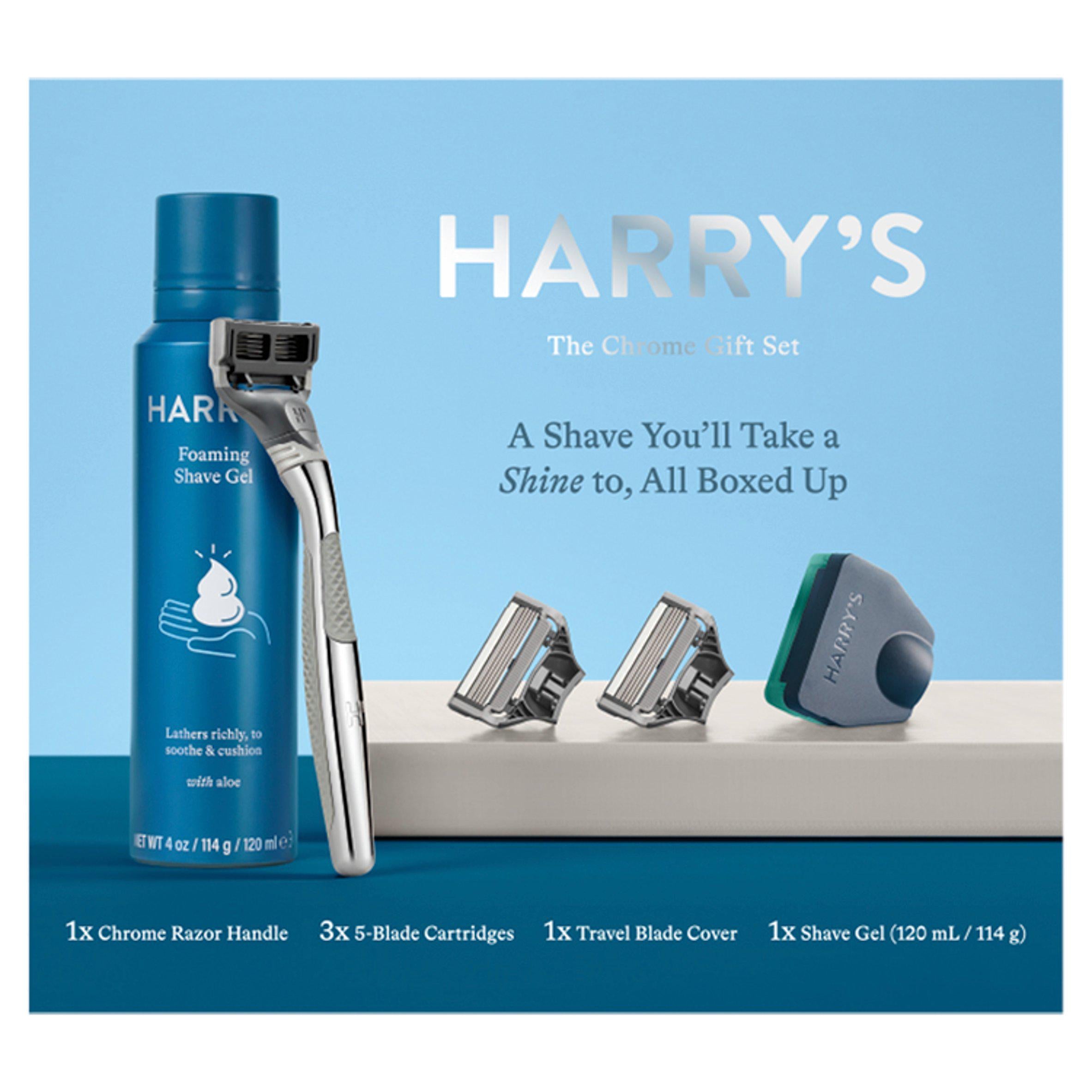 Harry's the Chrome Gift Set GOODS Sainsburys   