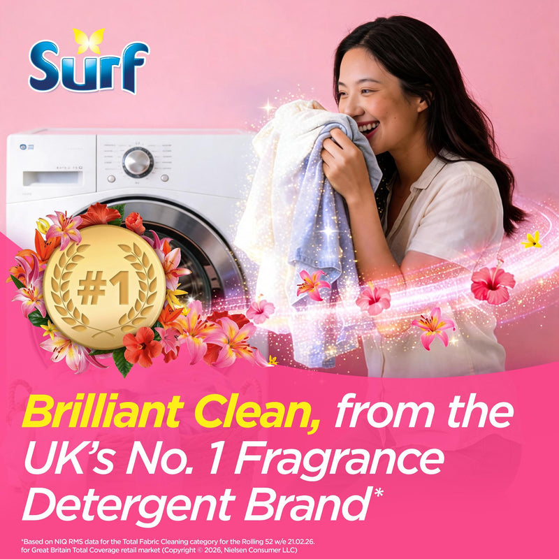Surf Tropical Lily washing powder 3.75 kg, UK version