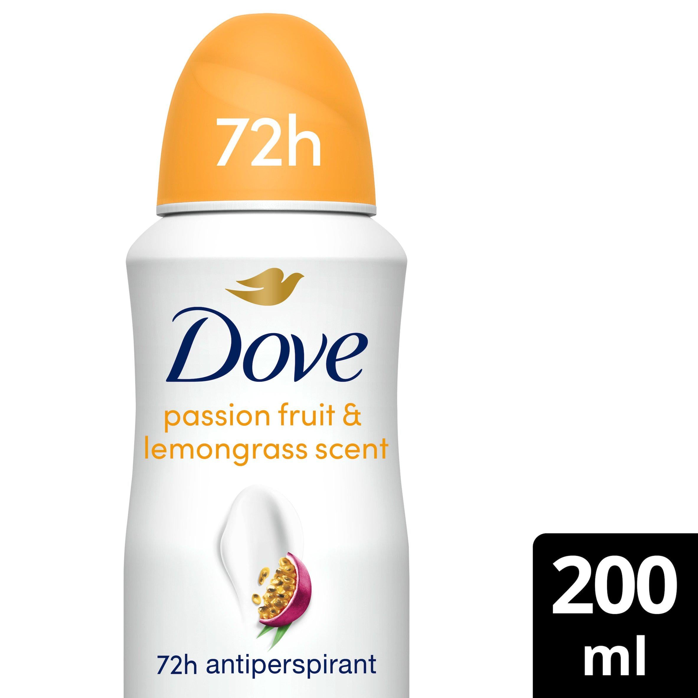Dove antiperspirant deodorant spray Passion Fruit 200ml - British product