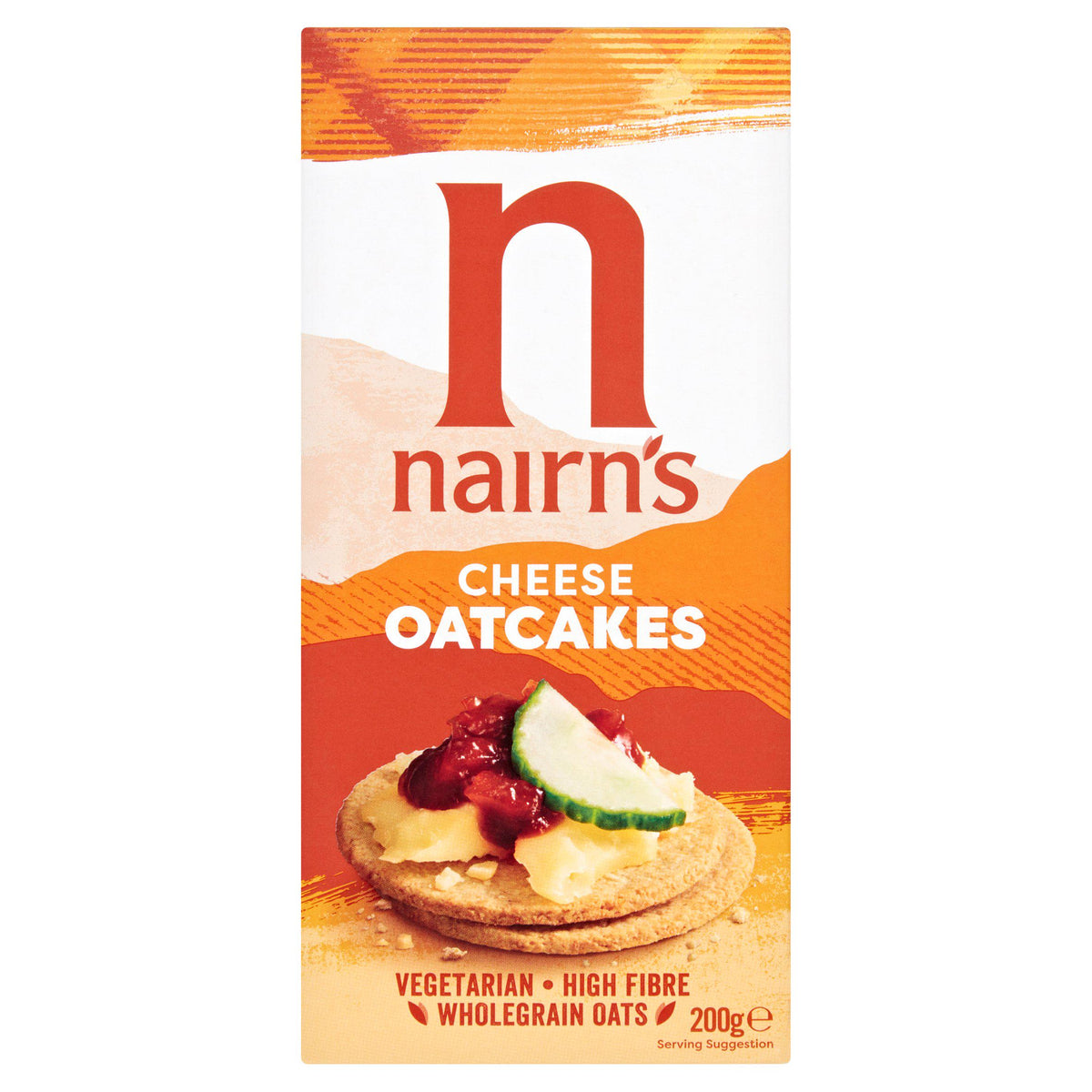 Nairn's cheese oatcakes 200g, imported from the UK